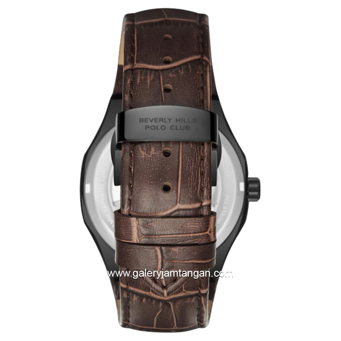 Beverly Hills Polo Club BP3787X.042 Automatic Brown Leather Strap