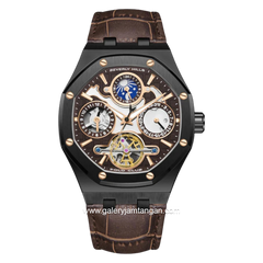 Beverly Hills Polo Club BP3787X.042 Automatic Brown Leather Strap
