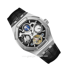 Beverly Hills Polo Club BP3787X.351 Automatic Black Leather Strap