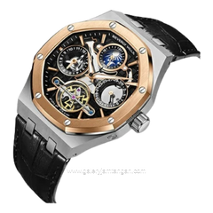 BEVERLY HILLS POLO CLUB BP3787X.561 Automatic Leather Strap