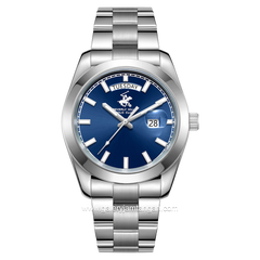BEVERLY HILLS POLO CLUB BP3790X.390 Silver Dial Blue Stainless Steel