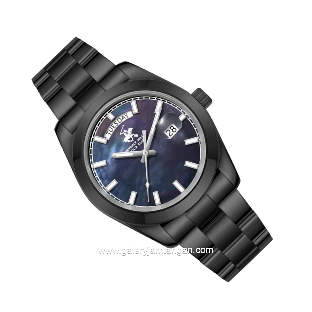 Beverly Hills Polo Club BP3790X.650 Black Dial Blue Stainless Steel