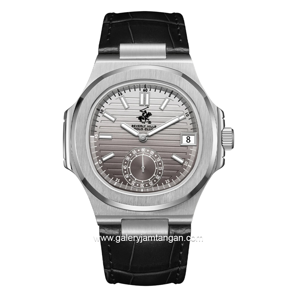 Beverly Hills Polo Club BP3792X.351 Black Leather Strap