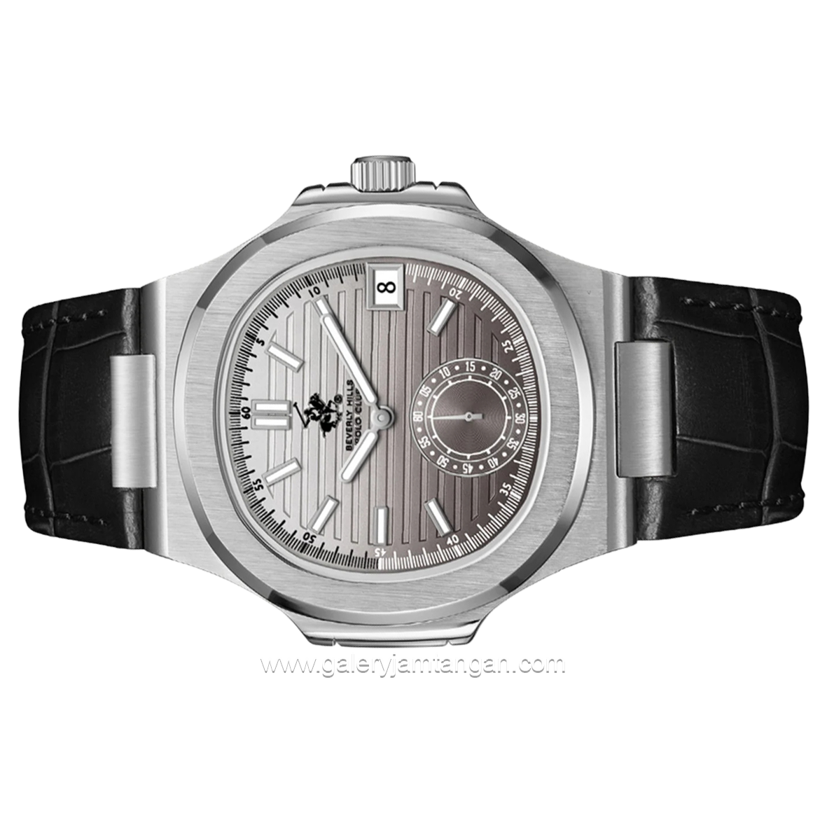 Beverly Hills Polo Club BP3792X.351 Black Leather Strap