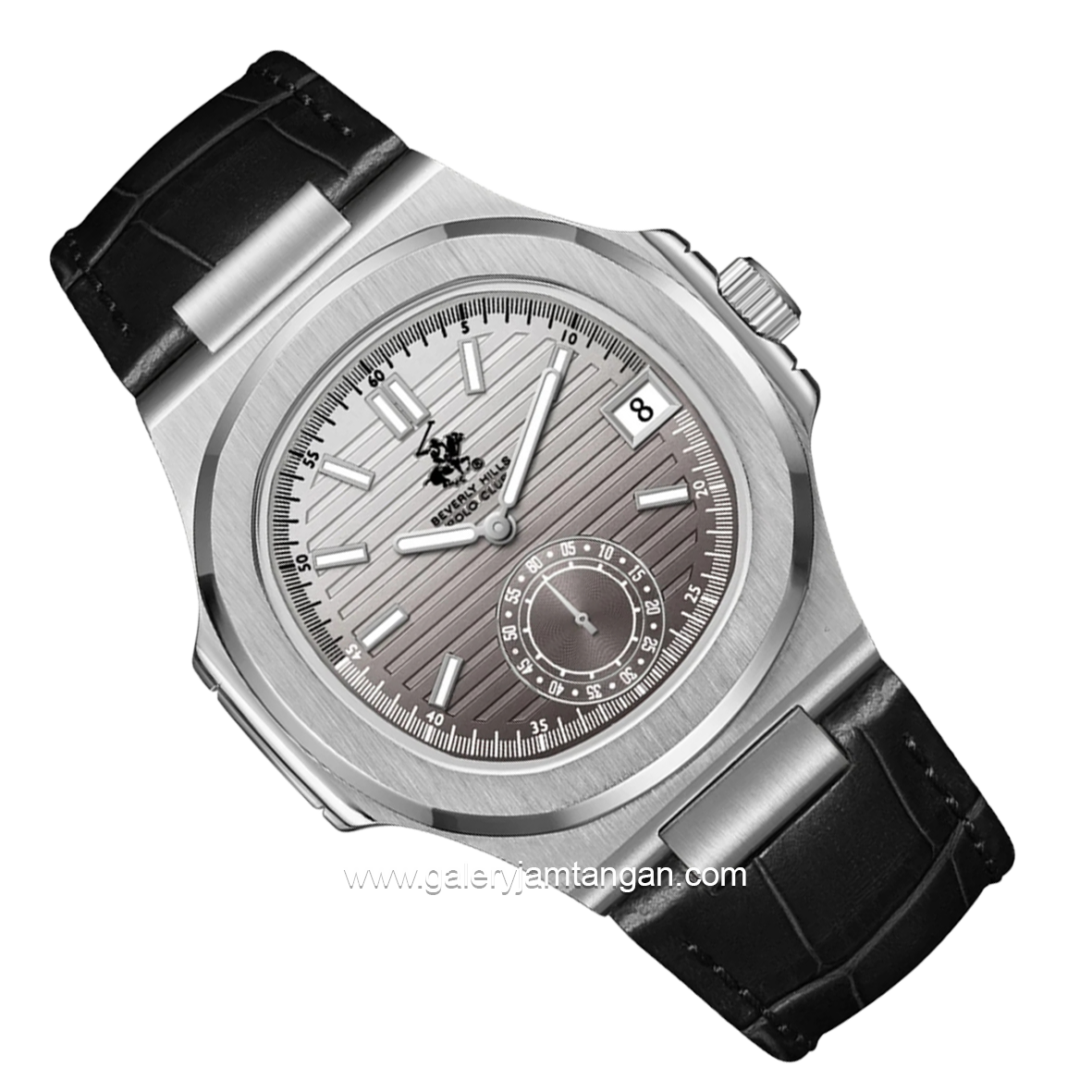 Beverly Hills Polo Club BP3792X.351 Black Leather Strap