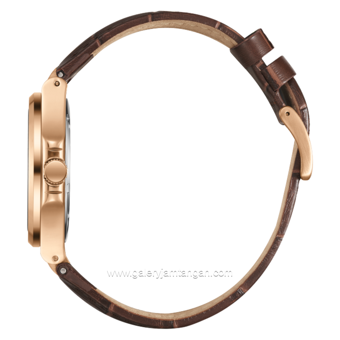 BEVERLY HILLS POLO CLUB BP3792X.444 Brown Leather Strap