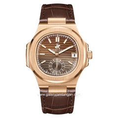 BEVERLY HILLS POLO CLUB BP3792X.444 Brown Leather Strap