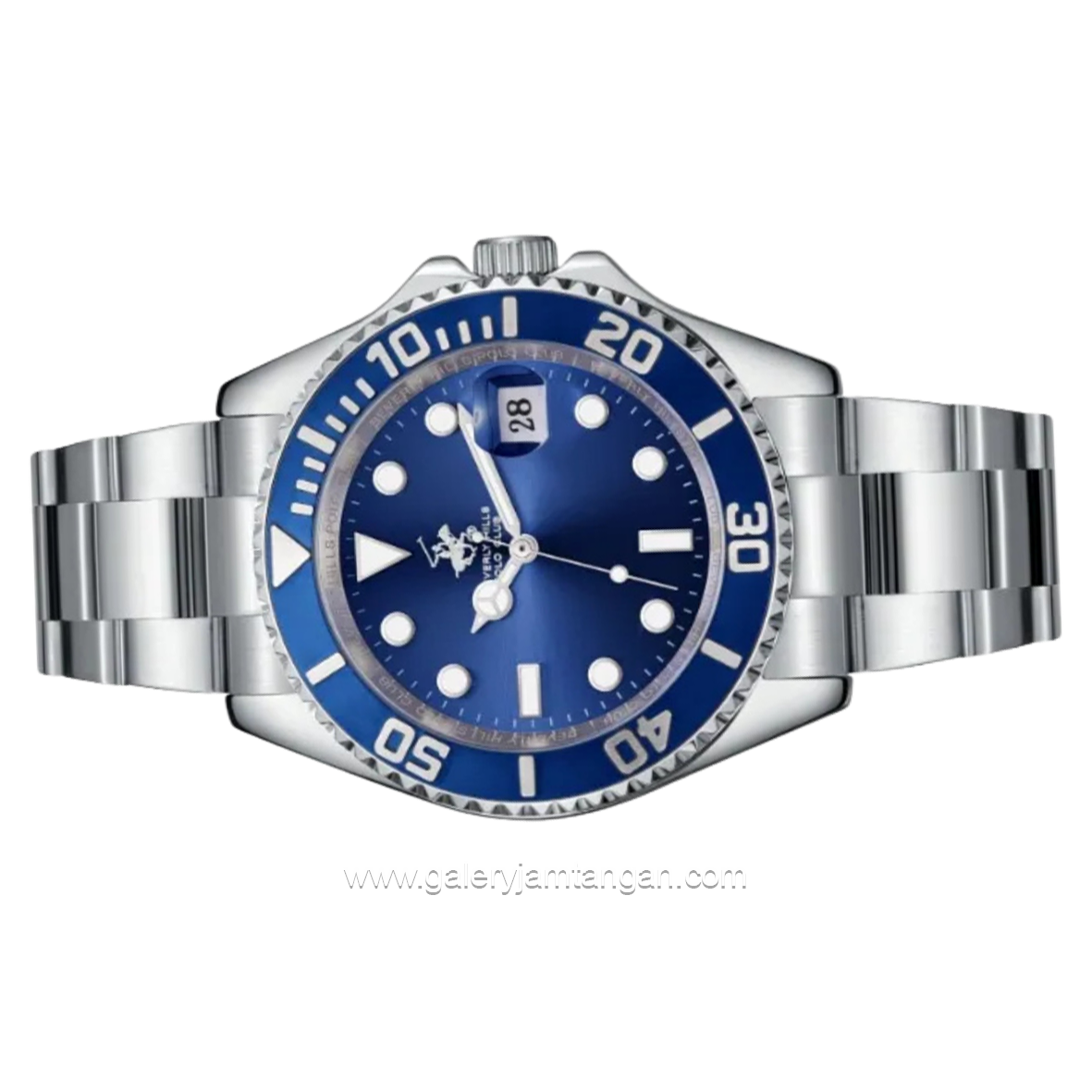 BEVERLY HILLS POLO CLUB BP3797X.390 Silver Dial Blue Stainless Steel