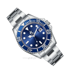BEVERLY HILLS POLO CLUB BP3797X.390 Silver Dial Blue Stainless Steel