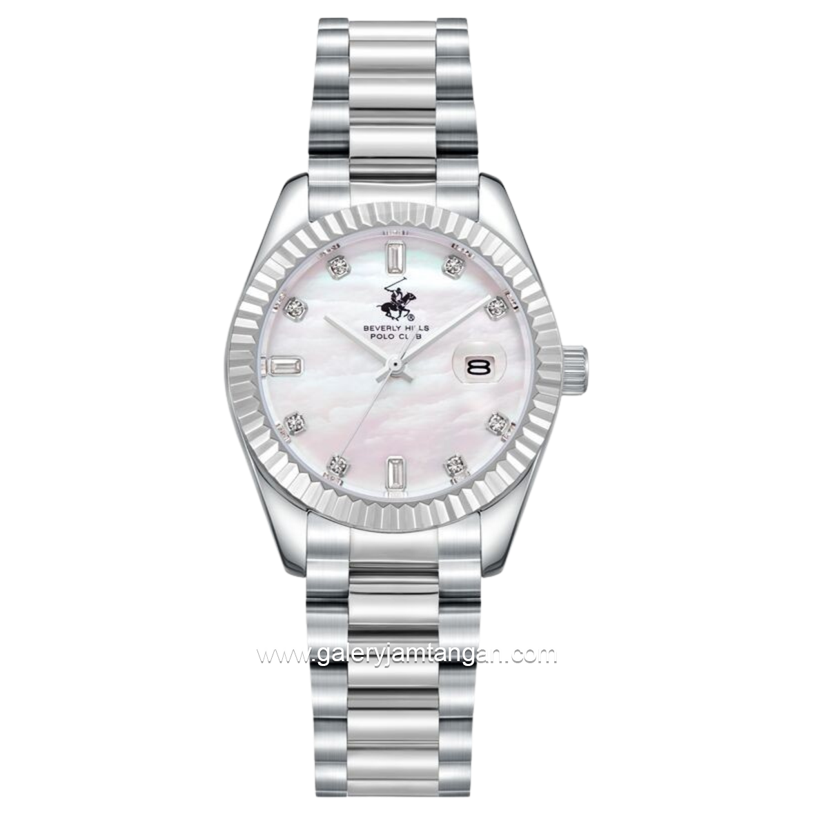 BEVERLY HILLS POLO CLUB BP3801X.320 Silver Dial MOP