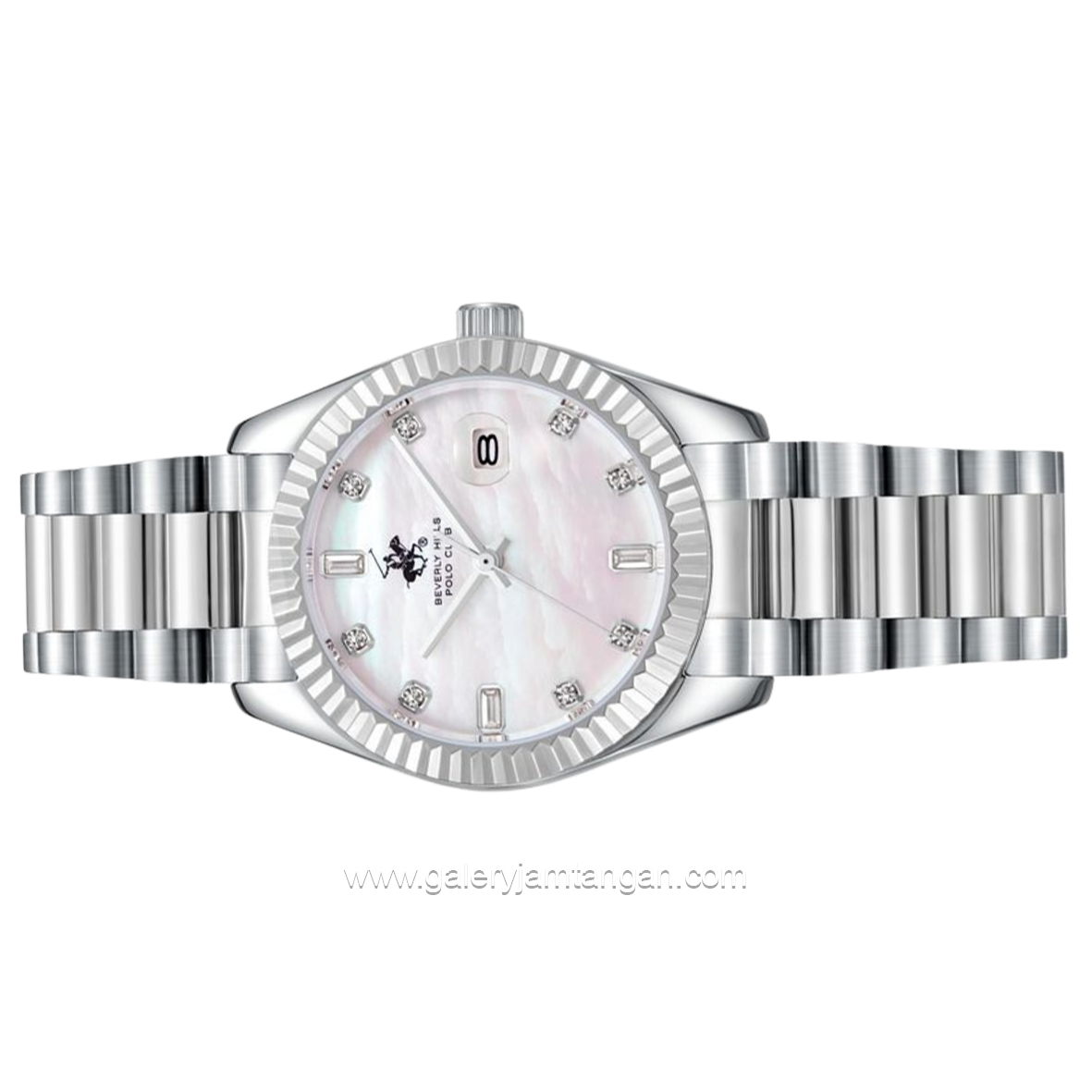 BEVERLY HILLS POLO CLUB BP3801X.320 Silver Dial MOP