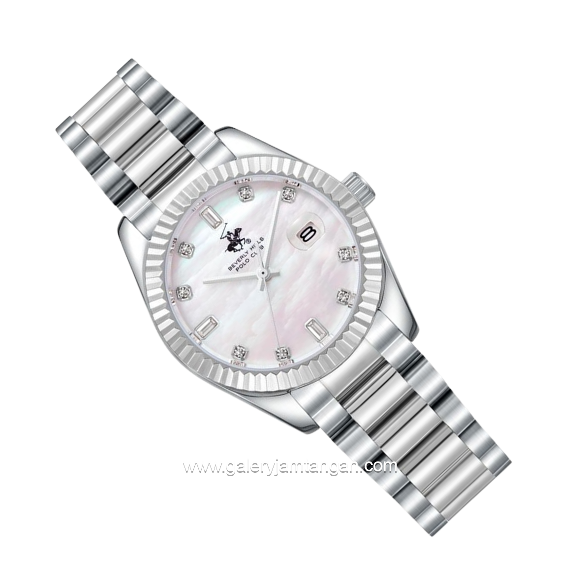 BEVERLY HILLS POLO CLUB BP3801X.320 Silver Dial MOP