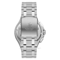 BEVERLY HILLS POLO CLUB BP3802X.350 Silver Dial Black