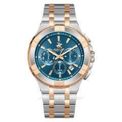 BEVERLY HILLS POLO CLUB BP3802X.590 SIlver Rosegold Stainless Steel