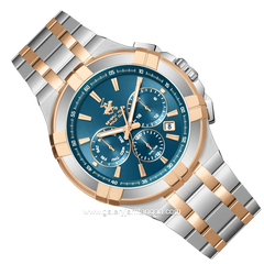 BEVERLY HILLS POLO CLUB BP3802X.590 SIlver Rosegold Stainless Steel