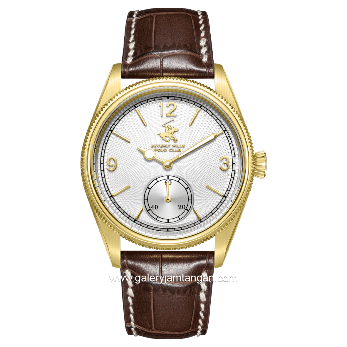 Beverly Hills Polo Club BP3807X.132 Brown Leather Strap