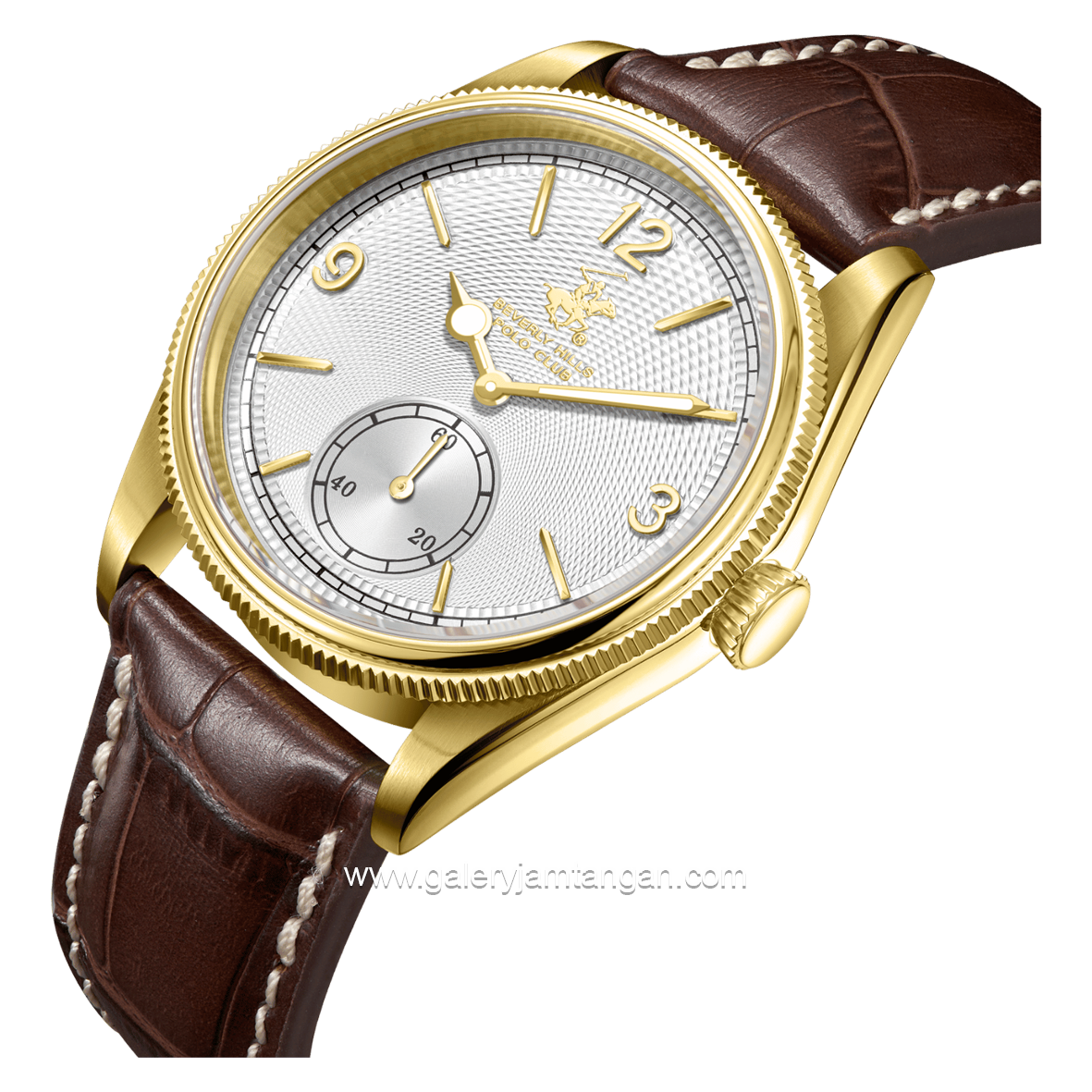 Beverly Hills Polo Club BP3807X.132 Brown Leather Strap