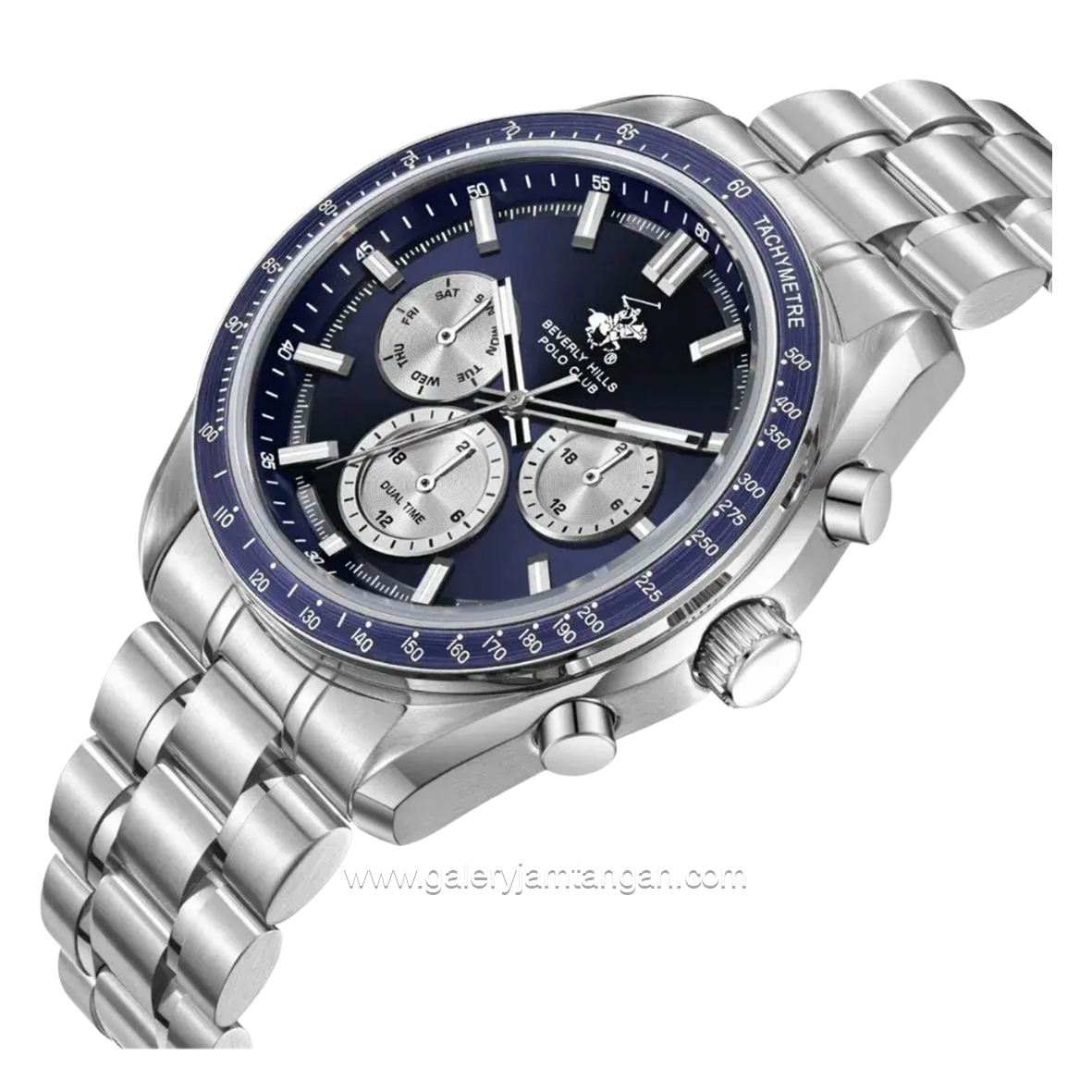 BEVERLY HILLS POLO CLUB BP3814X.390 Stainless Steel Strap