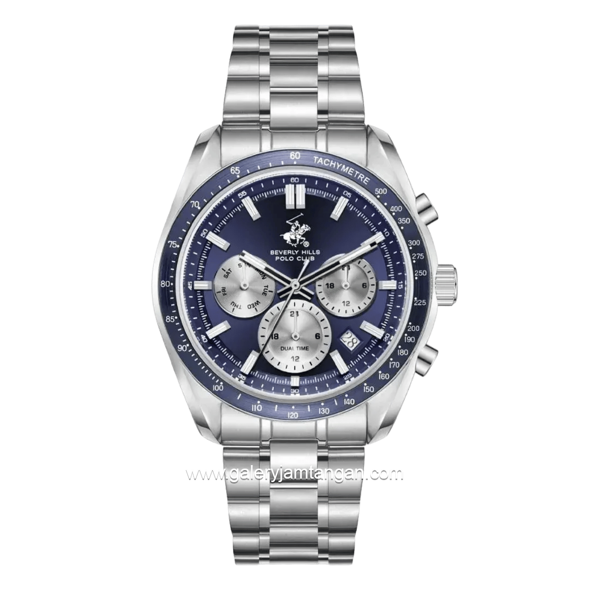 BEVERLY HILLS POLO CLUB BP3814X.390 Stainless Steel Strap