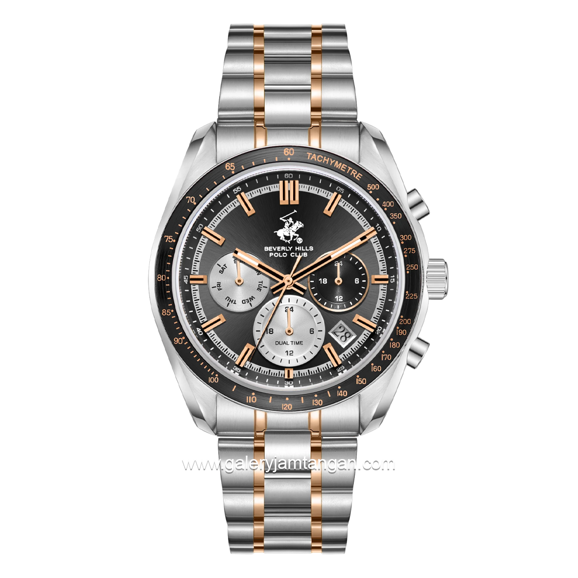 BEVERLY HILLS POLO CLUB BHPC BP3814X.550 Stainless Steel Strap