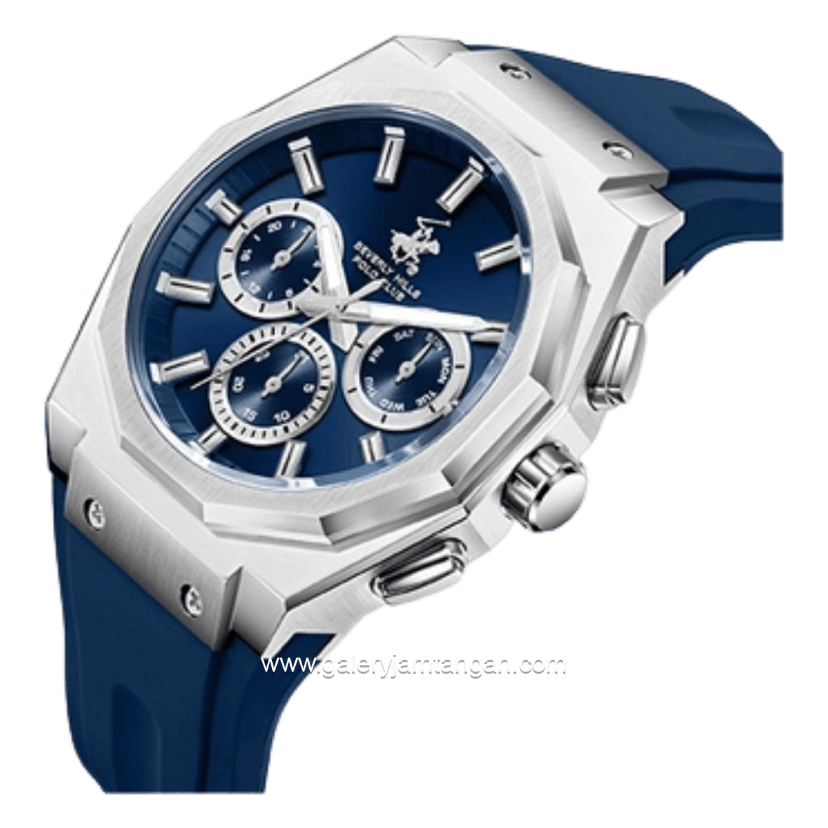 Beverly Hills Polo Club BP3815X.399 Blue Silicone Strap