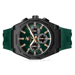 Beverly Hills Polo Club BP3815X.675 Dark Green Silicone Strap