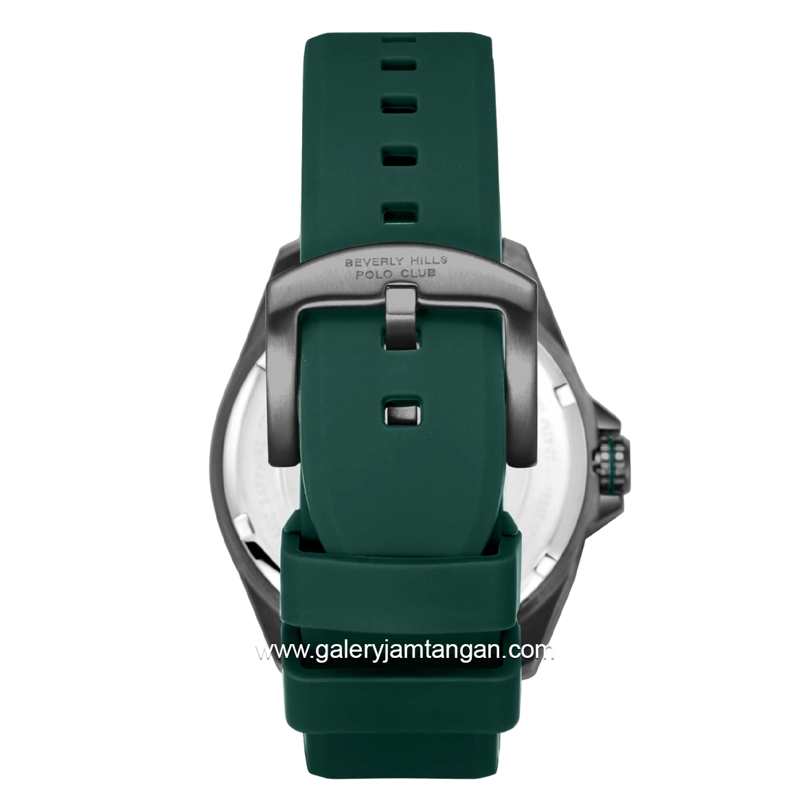 BEVERLY HILLS POLO CLUB BHPC BP3837X.075 Green Silicone Strap