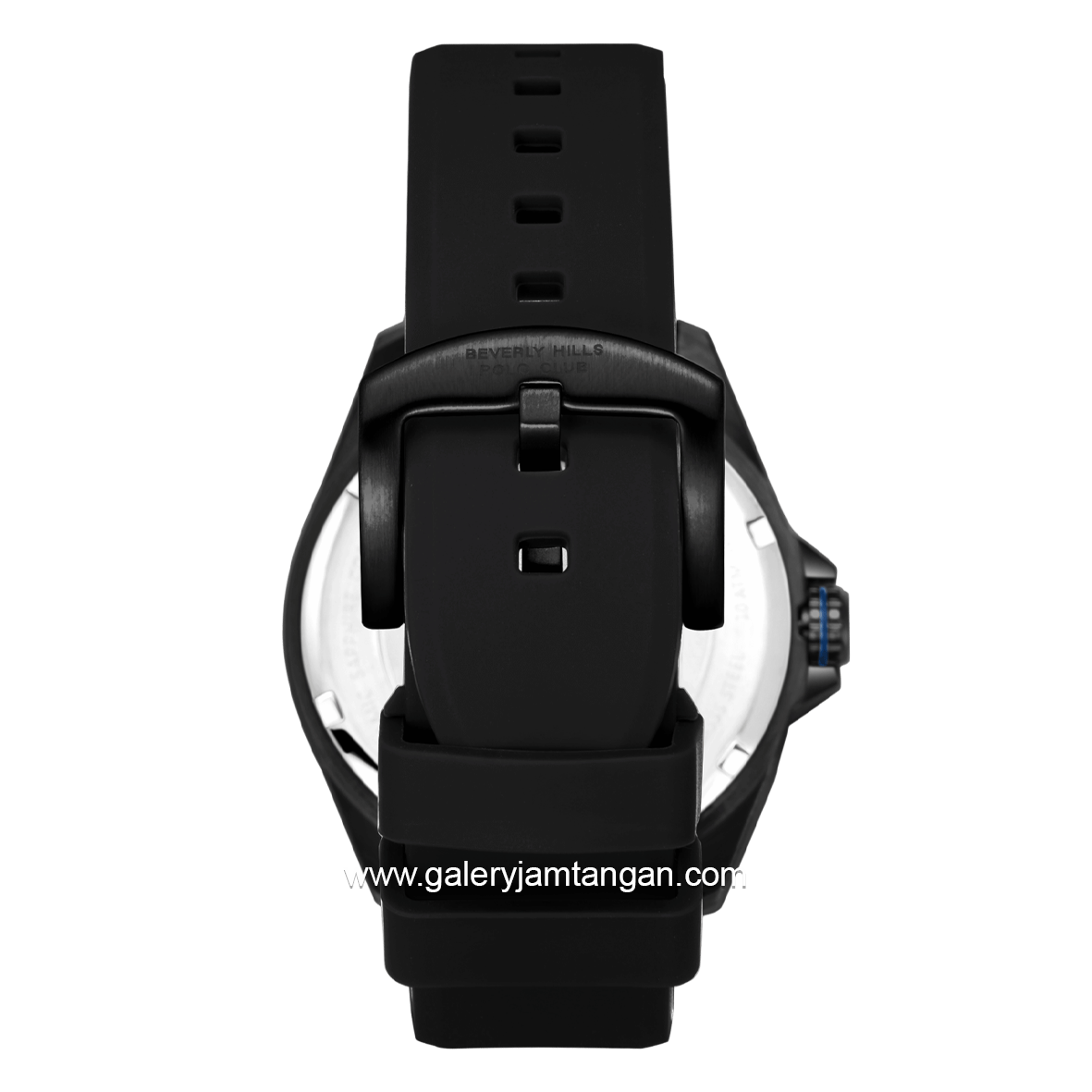BEVERLY HILLS POLO CLUB BHPC BP3837X.651 Black Silicone Strap