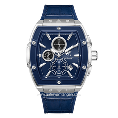 Beverly Hills Polo Club BP3841X.399 Dark Blue Leather Strap