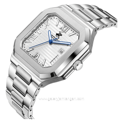 Beverly Hills Polo Club BP3845X.330 Silver Stainless Steel Strap