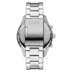 FOSSIL BQ2624 Silver Dial Black Stainless Steel Strap