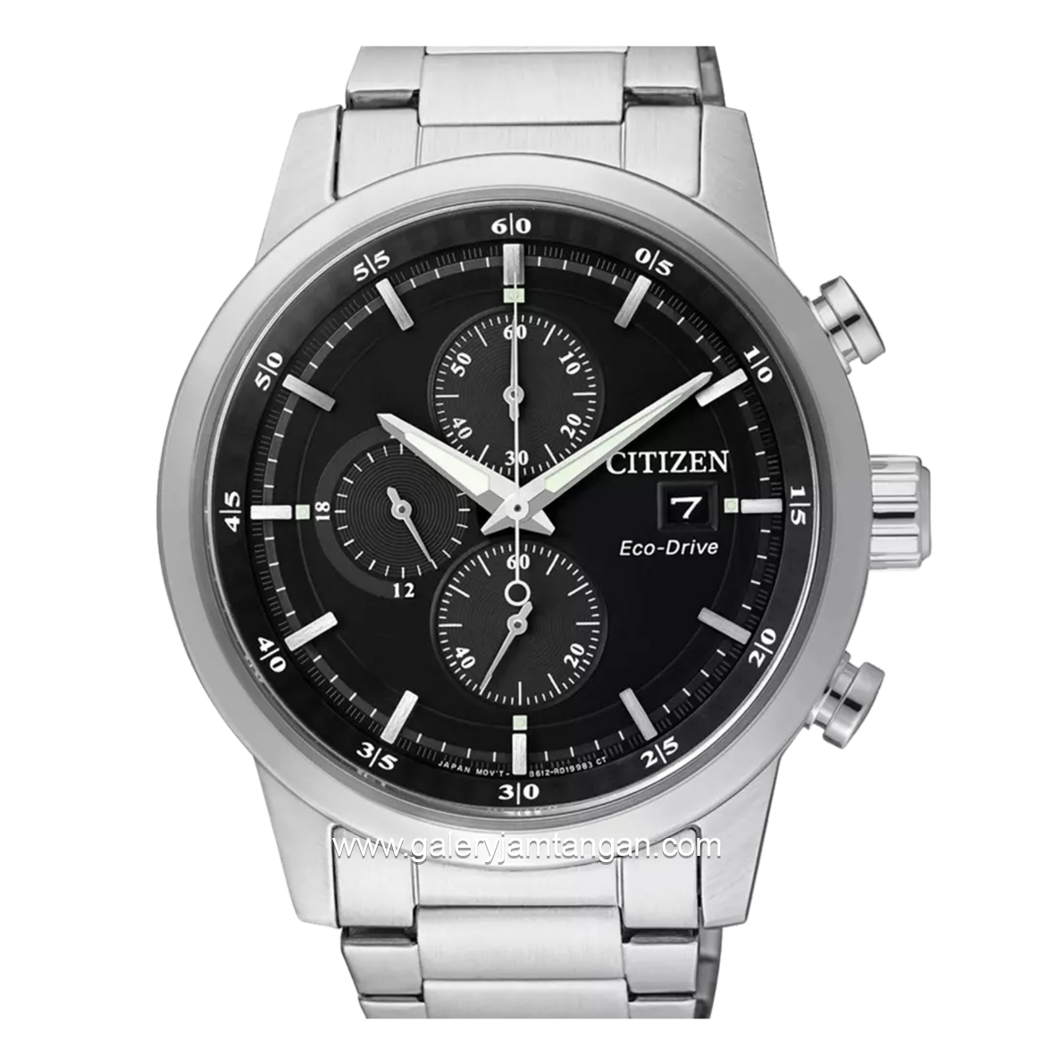 CITIZEN CA0610-52E Silver Dial Black Stainless Steel