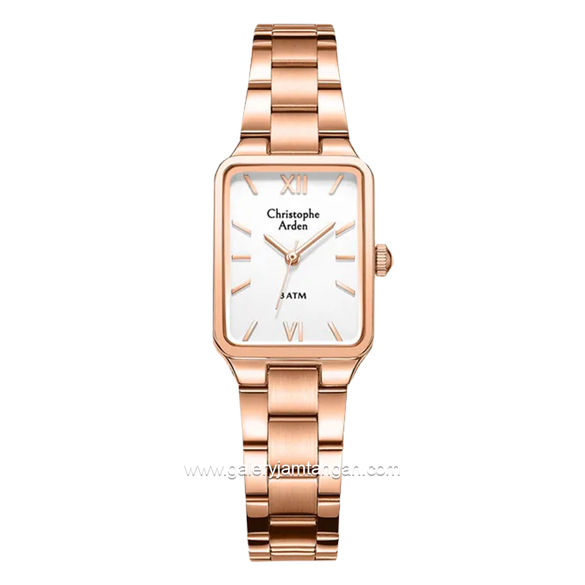 Christophe Arden CA 1001 LH Rosegold Dial White Stainless Steel