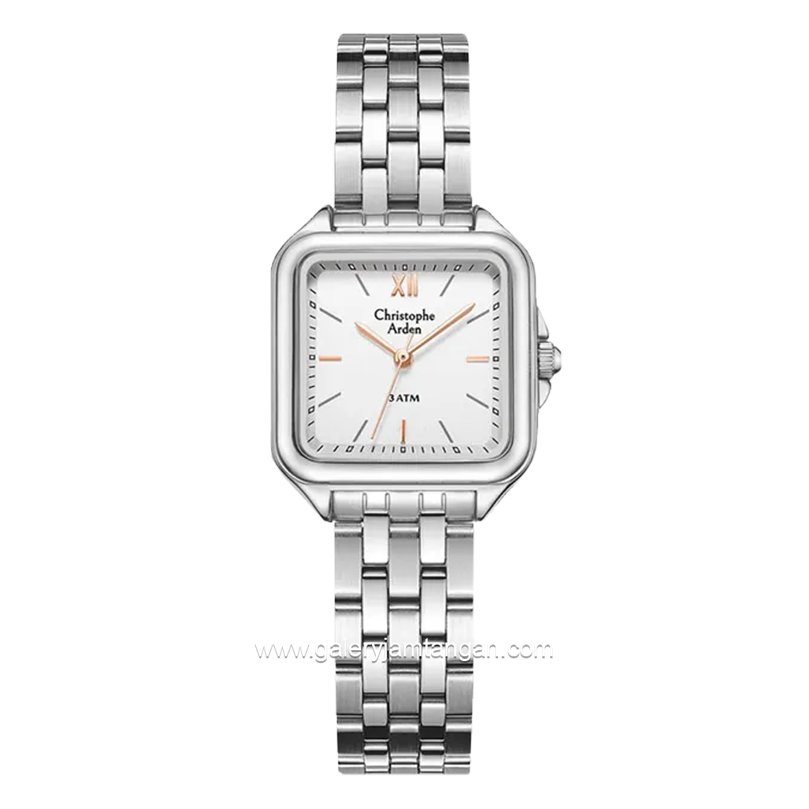 Christophe Arden CA 1003 LH Silver Dial White Stainless Steel