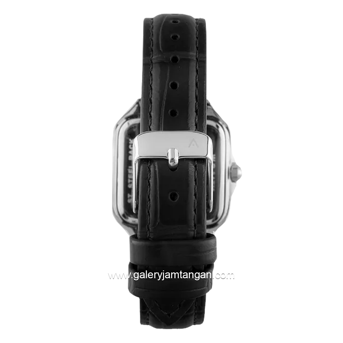Christophe Arden CA 1003 LH Black Silver Leather Strap