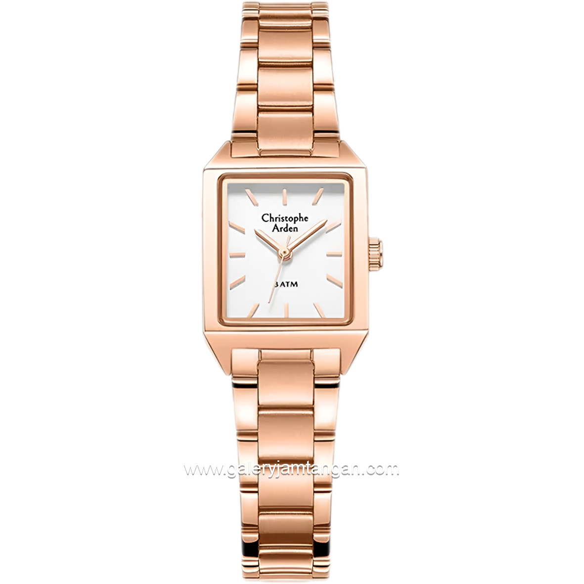 Christophe Arden CA 1004 LH Rose Gold Dial White Stainless Steel