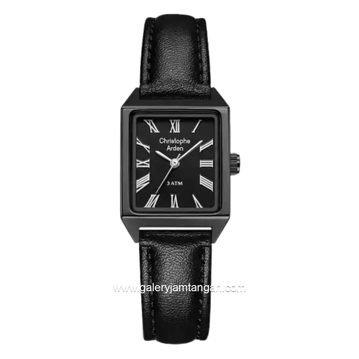 Christophe Arden CA 1004 LH LIPBA2 Full Black Leather Strap