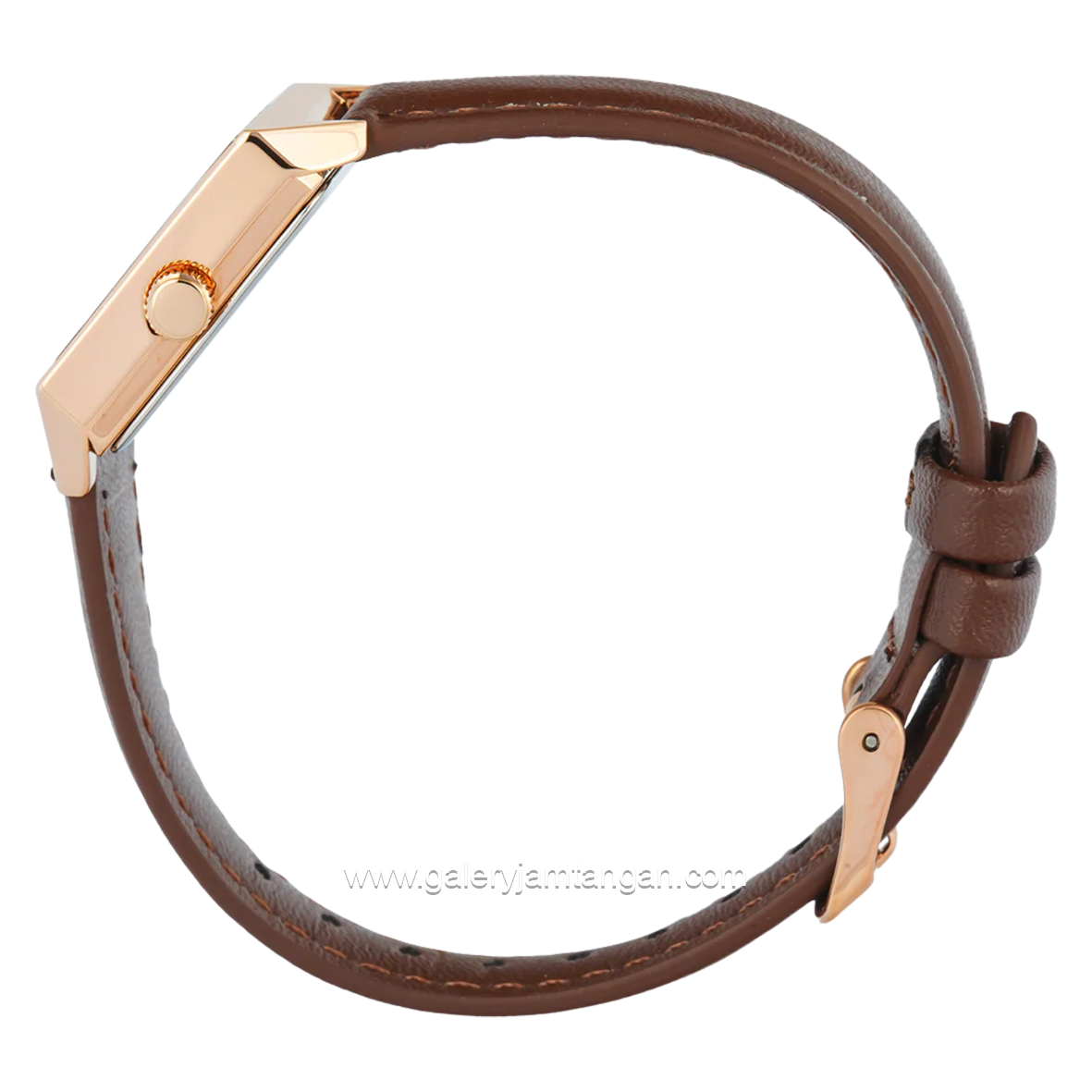 Christophe Arden CA 1004 LH Brown Dial Rose Leather Strap