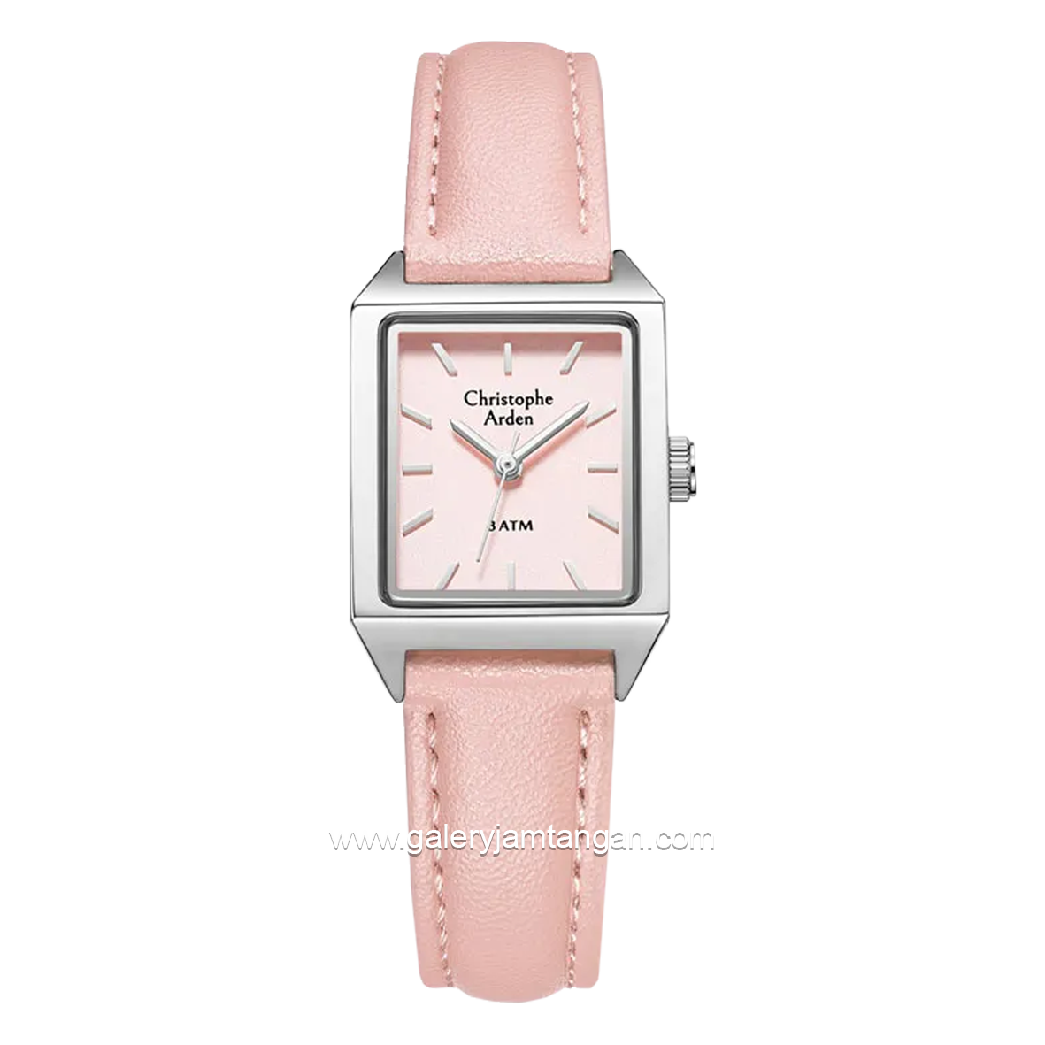 Christophe Arden CA 1004 LH Pink Silver Leather Strap