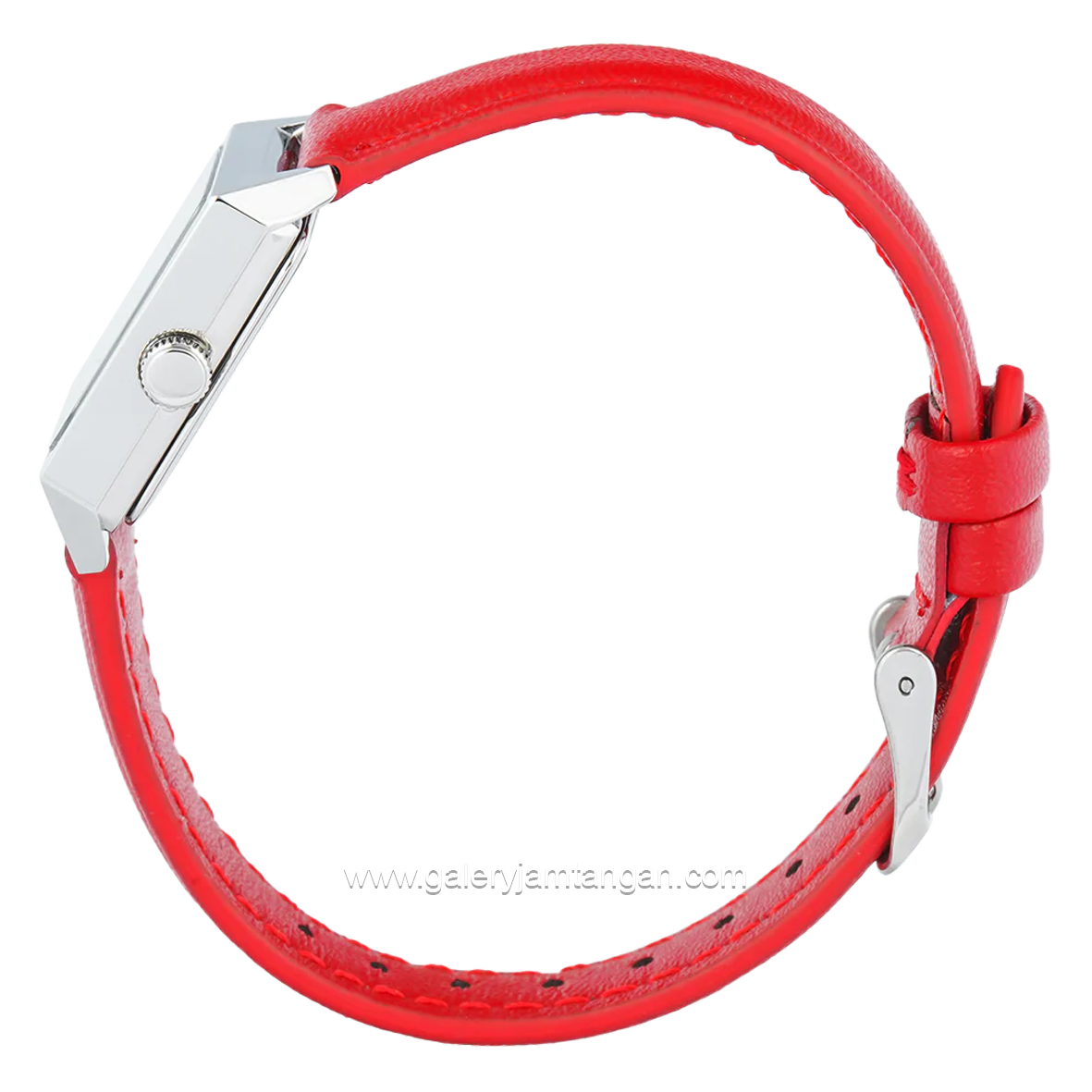 Christophe Arden CA 1004 LH Red Silver Leather Strap
