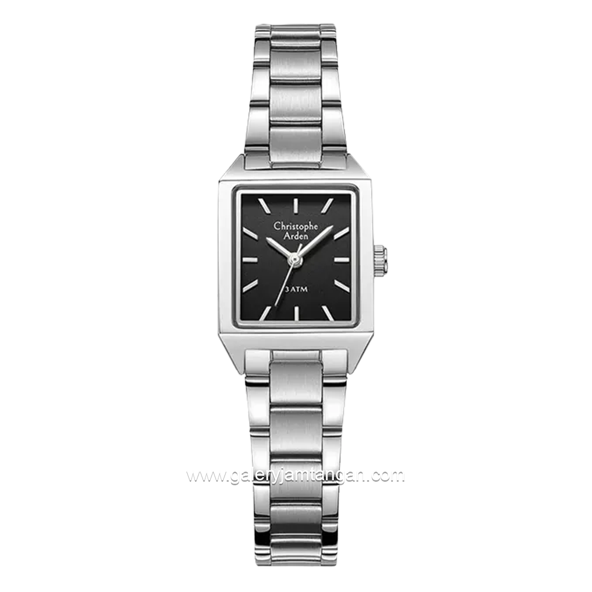 Christophe Arden CA 1004 LH Silver Dial Black Stainless Steel