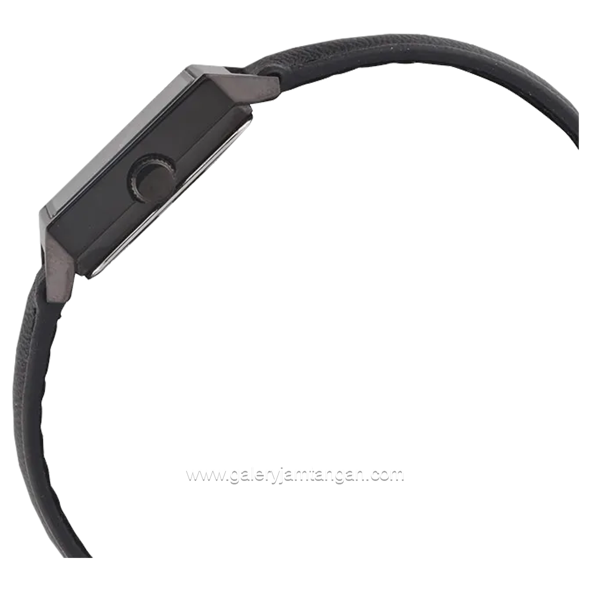 Christophe Arden CA 1004 LH Black Hour Marker White Leather Strap