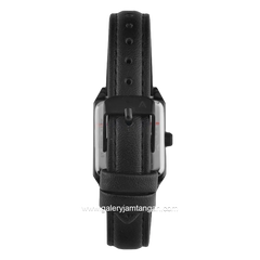Christophe Arden CA 1004 LH Black Hour Marker White Leather Strap