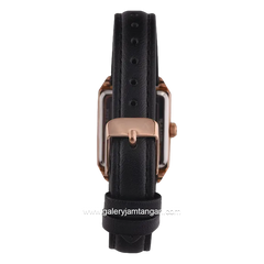 Christophe Arden CA 1004 LH Black Rosegold Leather Strap