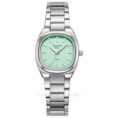 Christophe Arden CA 1005 LH Silver Dial Green Stainless Steel