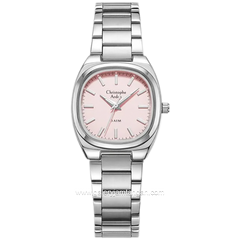 Christophe Arden CA 1005 LH Silver Dial Pink Stainless Steel