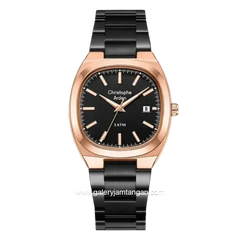 Christophe Arden CA 1005 MDFBRBA Black Rosegold Dial Black Stainless Steel
