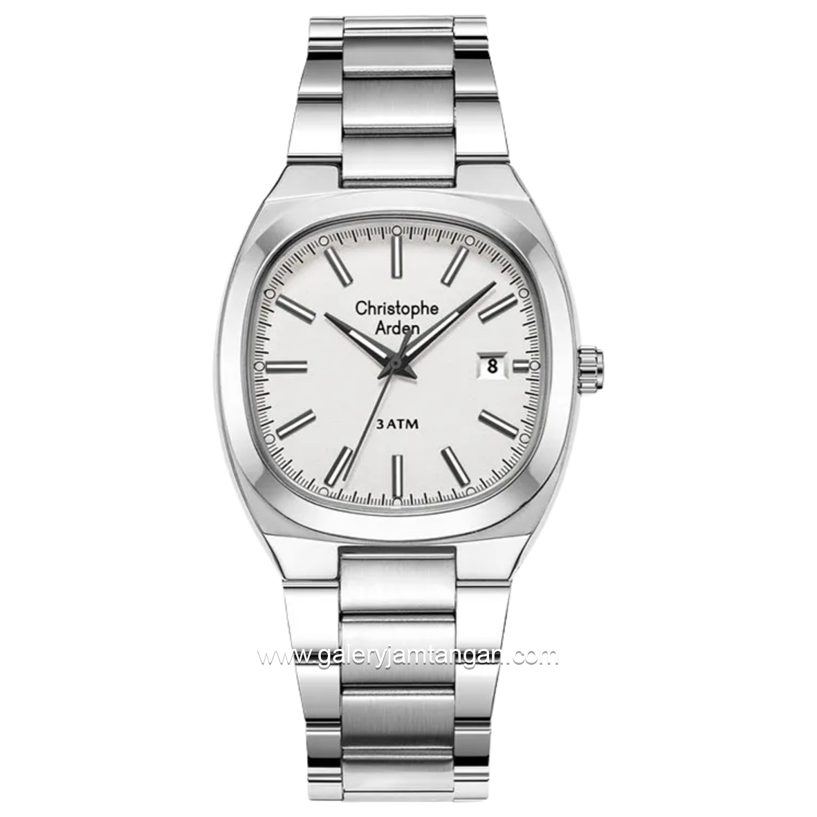 Christophe Arden CA 1005 MD Silver Dial White Stainless Steel