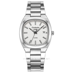 Christophe Arden CA 1005 MD Silver Dial White Stainless Steel