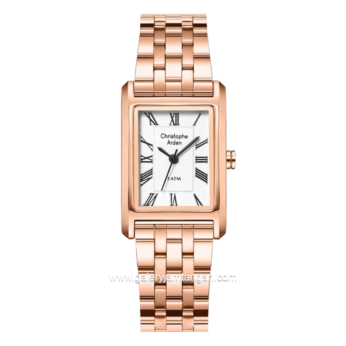 Christophe Arden CA 1006 LH FRGSL Rosegold Dial White Stainless Steel